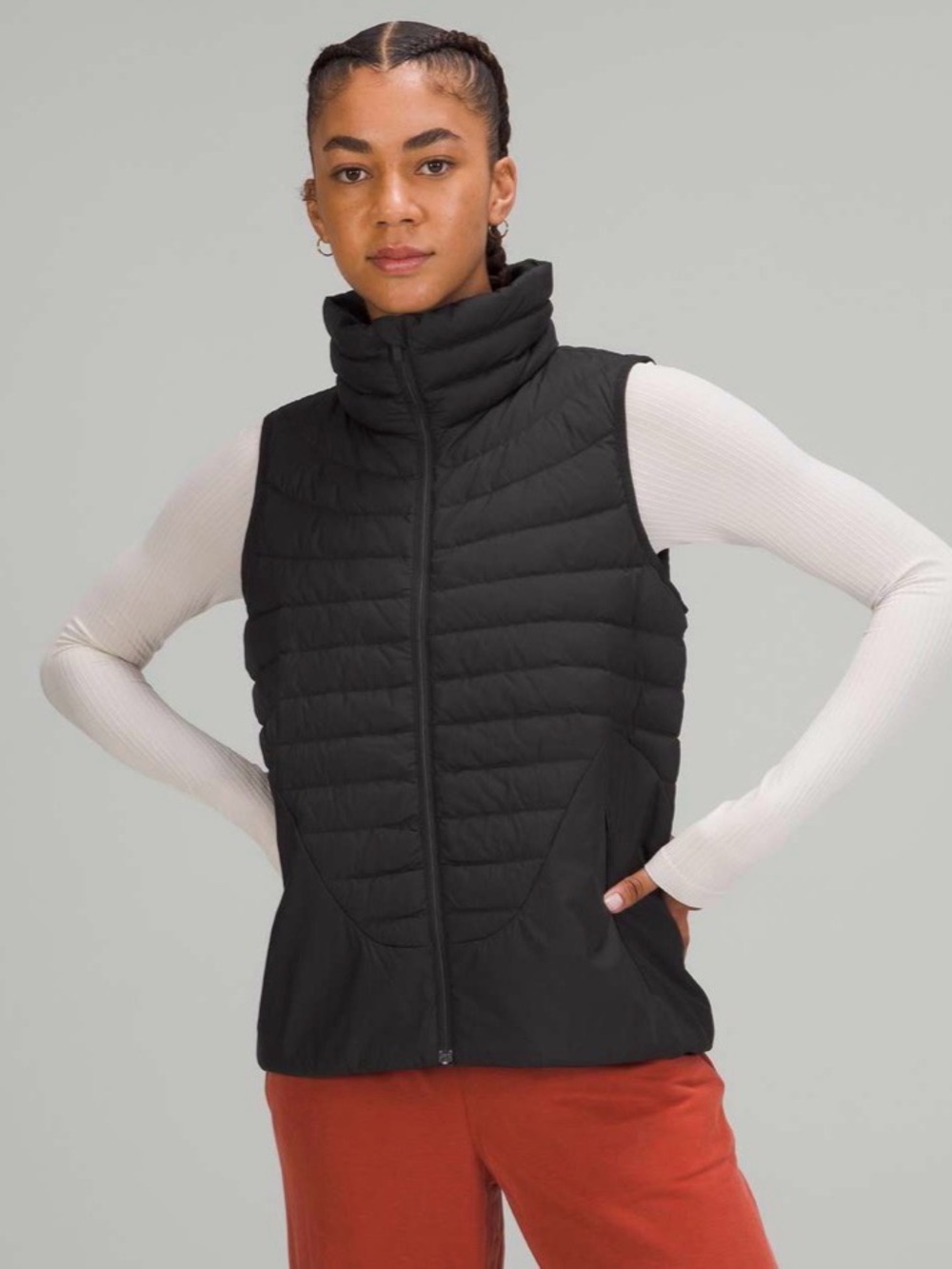 lululemon Lightweight Relaxed-Fit
Down Vest - black size 8